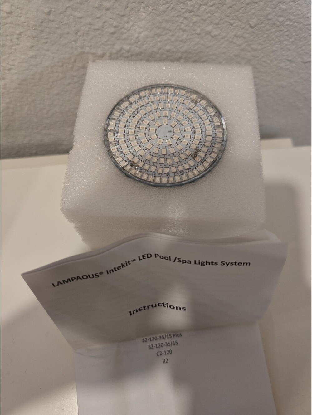Lampaous Inteklt LED Pool/Spa Light Bulb S2-120-15